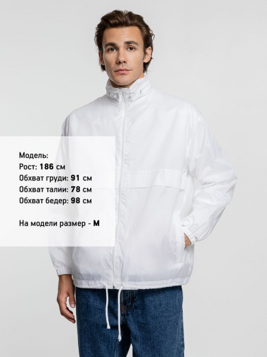 Ветровка из нейлона Surf 210, белая в Твери